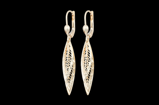 Autumn Leaf Drops (9K Yellow Gold)