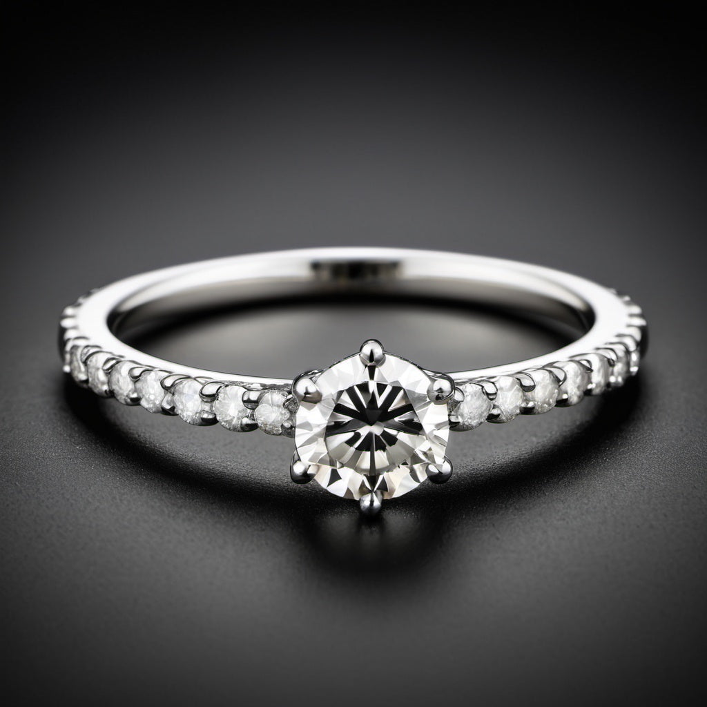 Diamond Tear Drop (18CT White Gold)