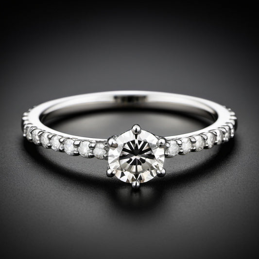 Diamond Tear Drop (18CT White Gold)