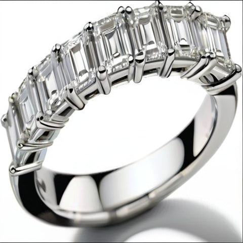 Eighth Wonder Eternity Ring (9K White Gold)